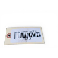 Honda Element 07-11 Alternator Generator, 31100-RTA-033, E079, OEM, 2007, 2008, 2009, 2010, 2011