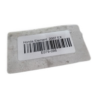 Honda Element 04-11 Exhaust Muffler Pipe w/Flex Muffler Pipe Converter 18160-PZD-S00, E079, OEM, 2004, 2005, 2006, 2007, 2008, 2009, 2010, 2011