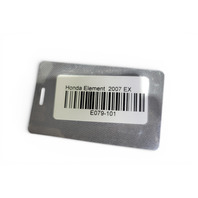 Honda Element 07-08 Rear Seat Set Right/Left Side Grey Cloth 82531-SCV-L01ZC, E079, OEM, 2007, 2008