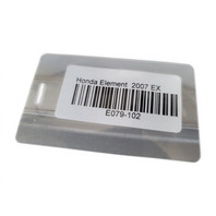 Honda Element 06-08 Front Bumper Face Cover Upper/Lower Silver Metallic, 04711-SCV-A70ZZ, E079, OEM, 2006, 2007, 2008