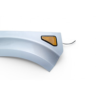 Honda Element 06-08 Front Fender Cladding Molding Right/Passenger Silver Metallic, 74115-SCV-A20ZD, E079, OEM, 2006, 2007, 2008