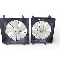 Honda Element 03-11 EX Radiator/Condenser Cooling Fan w/Motor Shroud Set, E079, OEM, 2003, 2004, 2005, 2006, 2007, 2008, 2009, 2010, 2011