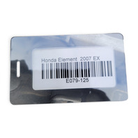 Honda Element 03-08 Rear Lower Tailgate Trunk Lid Assembly, Silver Metallic, 68700-SCV-A90ZZ, E079, OEM, 2003, 2004, 2005, 2006, 2007, 2008