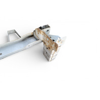 Honda Element 03-08 Front Bumper Reinforcement Bar Beam Grey 71130-SCV-A00ZZ, E079, OEM, 2003, 2004, 2005, 2006, 2007, 2008