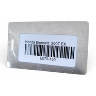 Honda Element 03-11 EX Rear Shock Absorber Strut Left/Right Set, 52620-SCV-A03, E079, OEM, 2003, 2004, 2005, 2006, 2007, 2008, 2009, 2010, 2011