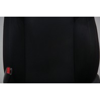 Subaru WRX 15-17 Front Seat Left/Driver Black Red Stich, A664, OEM, 2015, 2016, 2017