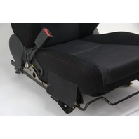 Subaru WRX 15-17 Front Seat Left/Driver Black Red Stich, A664, OEM, 2015, 2016, 2017