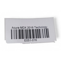 Acura MDX 14-16 LED Headlight Head Lamp Right/Passenger 33100-TZ5-A01, E051, OEM, 2014, 2015, 2016