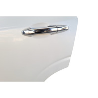 2010-2015 Honda Crosstour Door Rear Left/Driver White, 67550-TP6-A90ZZ, F011, OEM, 2010, 2011, 2012, 2013, 2014, 2015