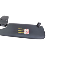 2001-2004 Porsche Boxster 986 Left/Right Set Sun Visor Shield, Gray, F019, OEM, 2001, 2002, 2003, 2004