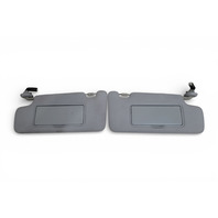 Honda CR-Z CRZ 12-16 Sun Shade Visor Left/Right Set Gray/Grey, F001, OEM, 2012, 2013, 2014, 2015, 2016