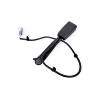 Honda CR-Z CRZ 11-16 Seat Seatbelt Buckle Front Left/Driver Black, 04816-SZT-A01ZA, F001, OEM, 2011, 2012, 2013, 2014, 2015, 2016