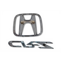 Honda CR-Z CRZ 11-16 Emblem Logo "CR-Z" Rear Trunk, 75722-SZT-G01, 75701-SZT-G01, F001, OEM, 2011, 2012, 2013, 2014, 2015, 2016