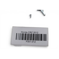 Honda CR-Z CRZ 11-16 Emblem Logo "CR-Z" Rear Trunk, 75722-SZT-G01, 75701-SZT-G01, F001, OEM, 2011, 2012, 2013, 2014, 2015, 2016