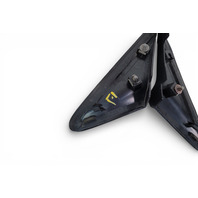 Honda CR-Z CRZ 11-16 Front Right/Left Door Pillar Corner Garnish Mirror Molding Set, 75495-SZT-G01, F001, OEM, 2011, 2012, 2013, 2014, 2015, 2016