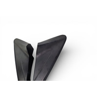 Honda CR-Z CRZ 11-16 Front Right/Left Door Pillar Corner Garnish Mirror Molding Set, 75495-SZT-G01, F001, OEM, 2011, 2012, 2013, 2014, 2015, 2016