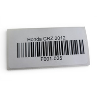 Honda CR-Z CRZ 11-16 Front Interior Door Pillar Corner Garnish Mirror Molding Set, F001, OEM, 2011, 2012, 2013, 2014, 2015, 2016