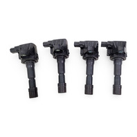 Honda CR-Z CRZ 11-16 Ignitor Ignition Coil Plug Set (4) 30520-RB0-S01, F001, OEM, 2011, 2012, 2013, 2014, 2015, 2016