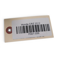 Honda CR-Z CRZ 11-16 Front Window Regulator w/Motor Left/Driver, F001, OEM, 2011, 2012, 2013, 2014, 2015, 2016