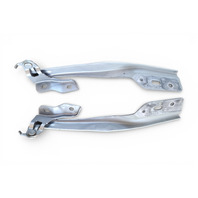 Honda CR-Z CRZ 11-16 Hood Hinges Left/Right Set White, 60120-SZT-G00ZZ, F001, OEM, 2011, 2012, 2013, 2014, 2015, 2016
