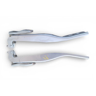 Honda CR-Z CRZ 11-16 Hood Hinges Left/Right Set White, 60120-SZT-G00ZZ, F001, OEM, 2011, 2012, 2013, 2014, 2015, 2016