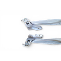 Honda CR-Z CRZ 11-16 Hood Hinges Left/Right Set White, 60120-SZT-G00ZZ, F001, OEM, 2011, 2012, 2013, 2014, 2015, 2016