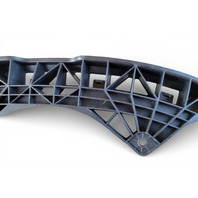 Honda CR-Z CRZ 11-15 Headlight Lamp Bumper Bracket Beam Left/Driver, F001, OEM, 2011, 2012, 2013, 2014, 2015