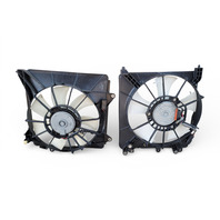 Honda CR-Z CRZ 11-16 A/C Radiator Cooling Fan Set w/ Shroud 38611-RBB-003, F001, OEM, 2011, 2012, 2013, 2014, 2015, 2016