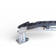 Honda CR-Z CRZ 11-16 Front Bumper Reinforcement Bar Beam, W/Absorber, 71130-TM8-A00ZZ, F001, OEM, 2011, 2012, 2013, 2014, 2015, 2016
