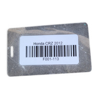 Honda CR-Z CRZ 11-16 Radiator Support Upper Tie Bar White, 04602-SZT-G01ZZ, F001, OEM, 2011, 2012, 2013, 2014, 2015, 2016