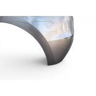 Honda CR-Z CRZ 11-12 Rear Bumper Cover Assembly Metallic, 04715-SZT-A90ZZ, F001, OEM, 2011, 2012