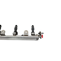 Acura MDX 10-13 Front/Rear Fuel Injector w/Fuel Pipe 3.7L Set 16610-RN0-A01, F003, OEM, 2010, 2011, 2012, 2013