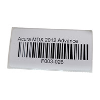 Acura MDX 10-13 Front/Rear Fuel Injector w/Fuel Pipe 3.7L Set 16610-RN0-A01, F003, OEM, 2010, 2011, 2012, 2013