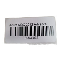 Acura MDX 12-13 Front Head Rest W/Display Left/Right Black, 81140-STX-L31ZE, F003, OEM, 2012, 2013