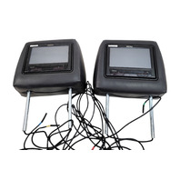 Acura MDX 12-13 Front Head Rest W/Display Left/Right Black, 81140-STX-L31ZE, F003, OEM, 2012, 2013