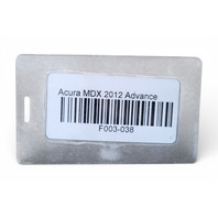 Acura MDX 12-13 Right Passenger Engine Bay Wire, 32100-STX-A12, F003, OEM, 2012, 2013