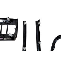 Acura MDX 10-13 Dash Panel, Center Console Trim Panel Bezel Black Wood Set(7) 77296-STX-A01ZB, F003, OEM, 2010, 2011, 2012, 2013