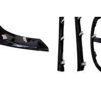 Acura MDX 10-13 Dash Panel, Center Console Trim Panel Bezel Black Wood Set(7) 77296-STX-A01ZB, F003, OEM, 2010, 2011, 2012, 2013