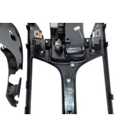 Acura MDX 10-13 Dash Panel, Center Console Trim Panel Bezel Black Wood Set(7) 77296-STX-A01ZB, F003, OEM, 2010, 2011, 2012, 2013