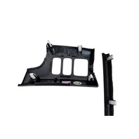 Acura MDX 10-13 Dash Panel, Center Console Trim Panel Bezel Black Wood Set(7) 77296-STX-A01ZB, F003, OEM, 2010, 2011, 2012, 2013