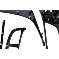 Acura MDX 10-13 Dash Panel, Center Console Trim Panel Bezel Black Wood Set(7) 77296-STX-A01ZB, F003, OEM, 2010, 2011, 2012, 2013