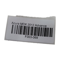 Acura MDX 10-13 Dash Panel, Center Console Trim Panel Bezel Black Wood Set(7) 77296-STX-A01ZB, F003, OEM, 2010, 2011, 2012, 2013