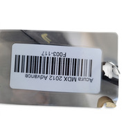 Acura MDX 10-13 Front Bumper Cover Face Black, 04711-STX-A92ZZ, F003, OEM, 2010, 2011, 2012, 2013