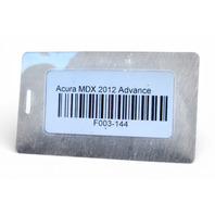 Acura MDX 10-13 Starter Motor 3.7L V6 A/T 31200-RYE-A71, F003, OEM, 2010, 2011, 2012, 2013