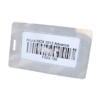 Acura MDX 10-13 Interior Carpet Floor Mat Piece Black, 83301-STX-A02ZD, F003, OEM, 2010, 2011, 2012, 2013