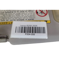 Lexus IS250 06-07 Sun Visor Shield Left/Right Set Grey 74320-53180-B0, F004, OEM, 2006, 2007