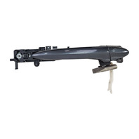 Lexus IS250 06-12 Outside Exterior Door Handle Rear Right/Passenger Dark Grey, 69210-53050-B0, F004, OEM, 2006, 2007, 2008, 2009, 2010, 2011, 2012