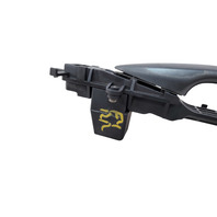 Lexus IS250 06-12 Outside Exterior Door Handle Rear Right/Passenger Dark Grey, 69210-53050-B0, F004, OEM, 2006, 2007, 2008, 2009, 2010, 2011, 2012