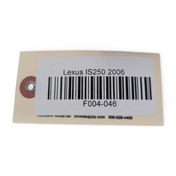 Lexus IS250 06-13 Radio Receiver Noise Filter Module Unit 863B0-53010, F004, OEM, 2006, 2007, 2008, 2009, 2010, 2011, 2012, 2013