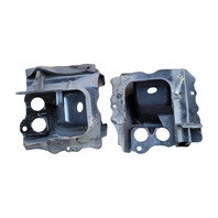 Lexus IS250 06-13 Rear Right/Left Reinforcement Bracket Set 52108-53010, F004, OEM, 2006, 2007, 2008, 2009, 2010, 2011, 2012, 2013